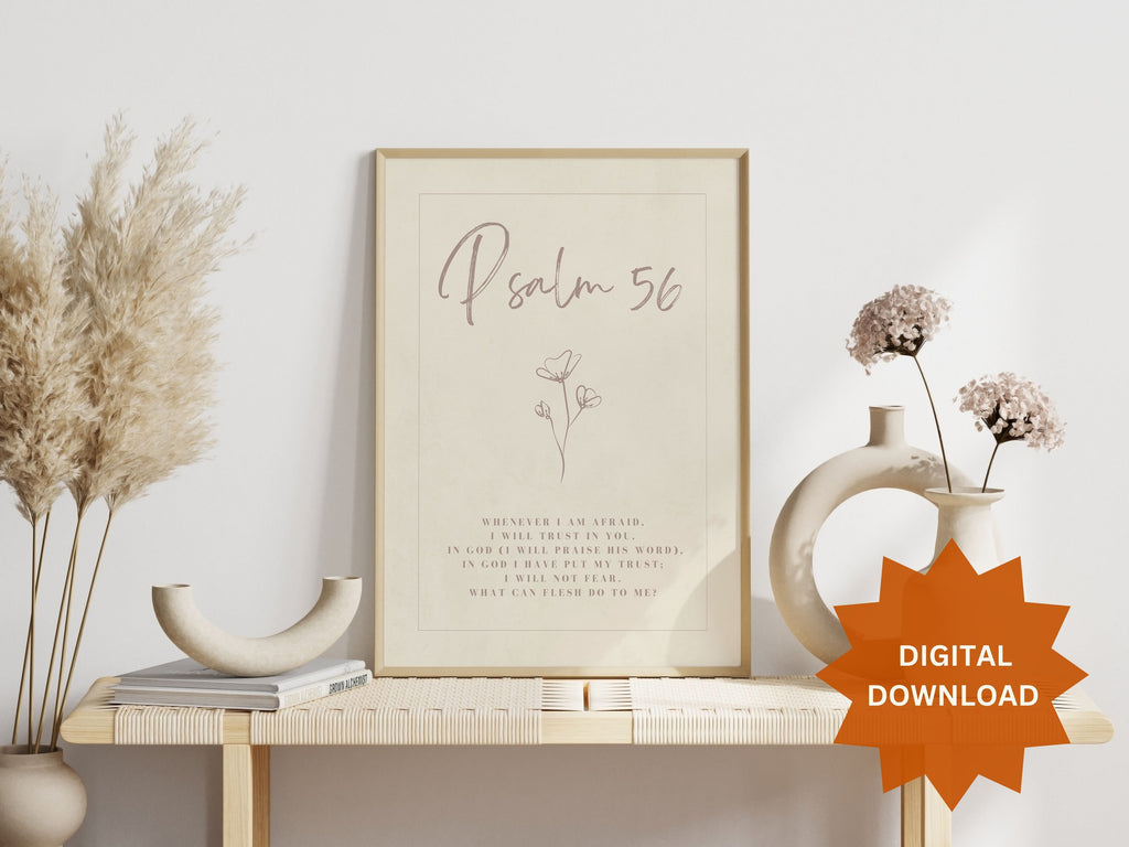 Psalm 56 - DIGITAL DOWNLOAD - Inspired By God