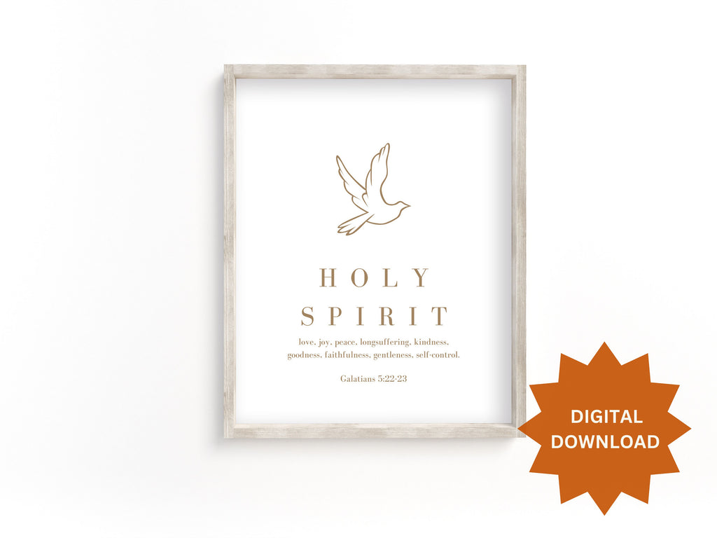 Fruits of the Spirit DIGITAL DOWNLOAD - Inspired By God