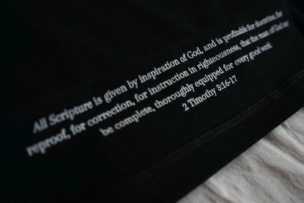 Inspired by God - black tee - Inspired By God