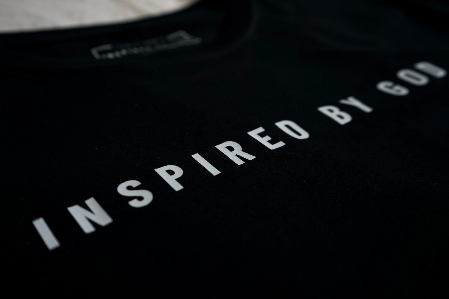 Inspired by God - black tee