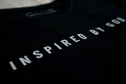 Inspired by God - black tee