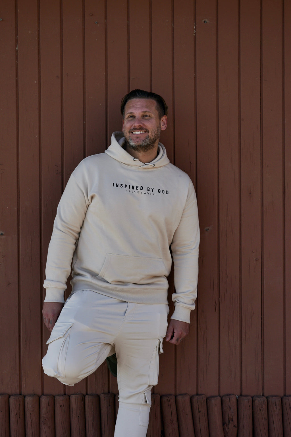 Premium heavyweight hoodie dropped shoulder - Inspired By God