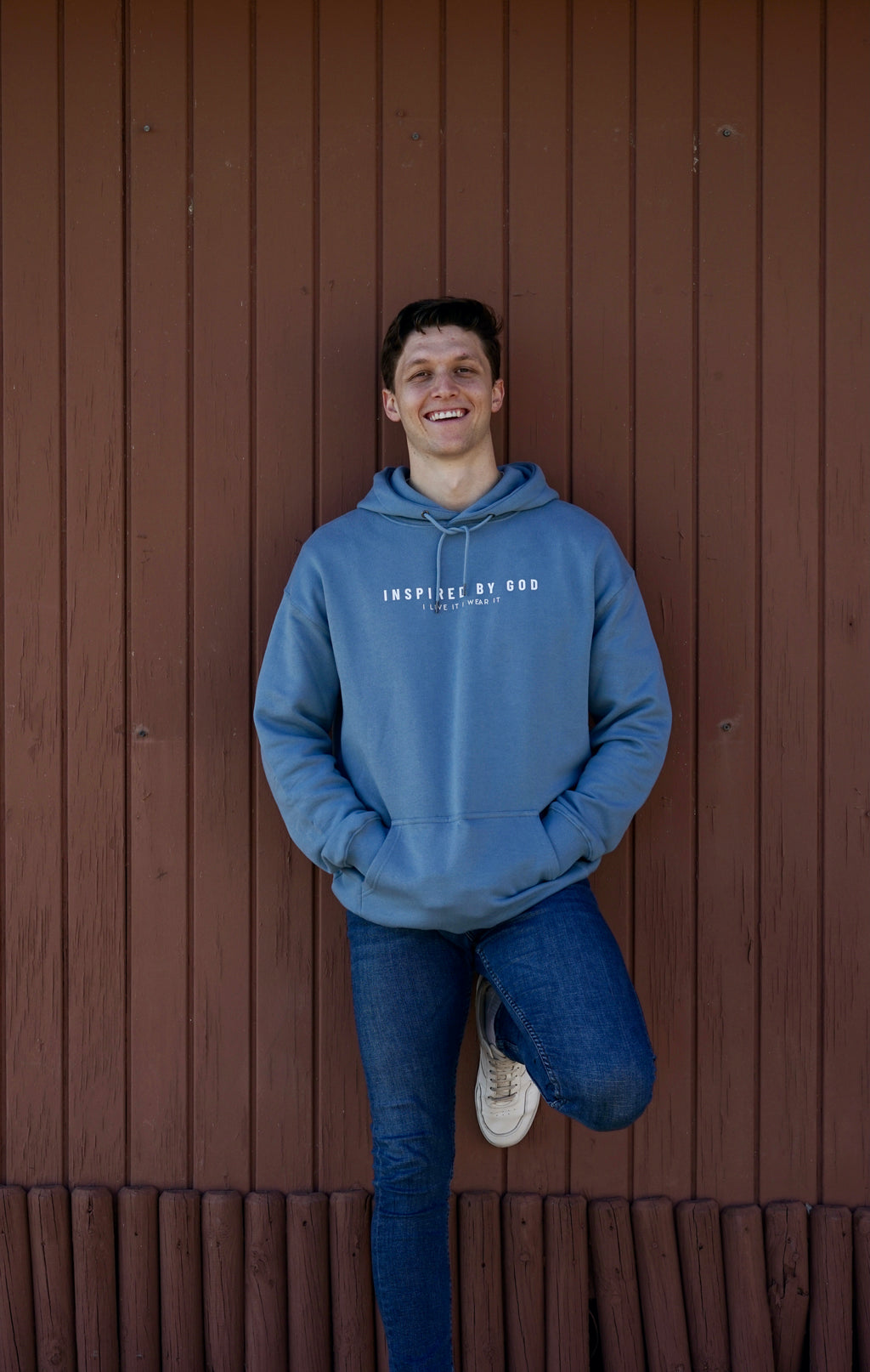 Premium heavyweight hoodie dropped shoulder - Inspired By God