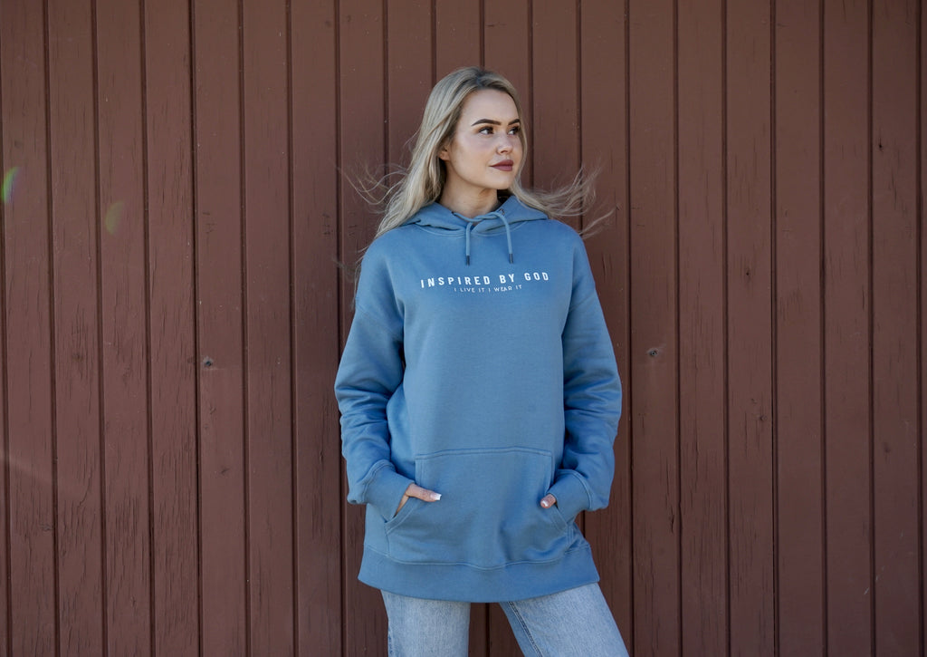 Premium heavyweight hoodie dropped shoulder - Inspired By God