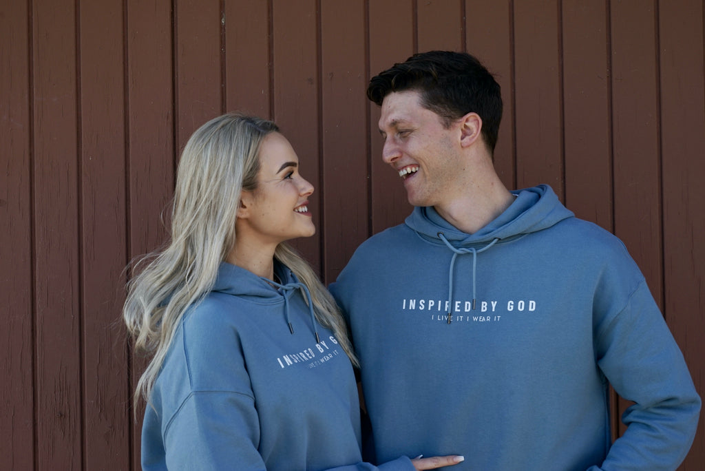 Premium heavyweight hoodie dropped shoulder - Inspired By God