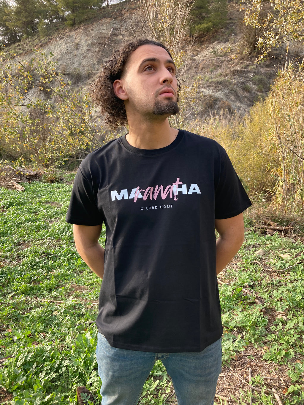 MARANATHA BLACK TEE - Inspired By God