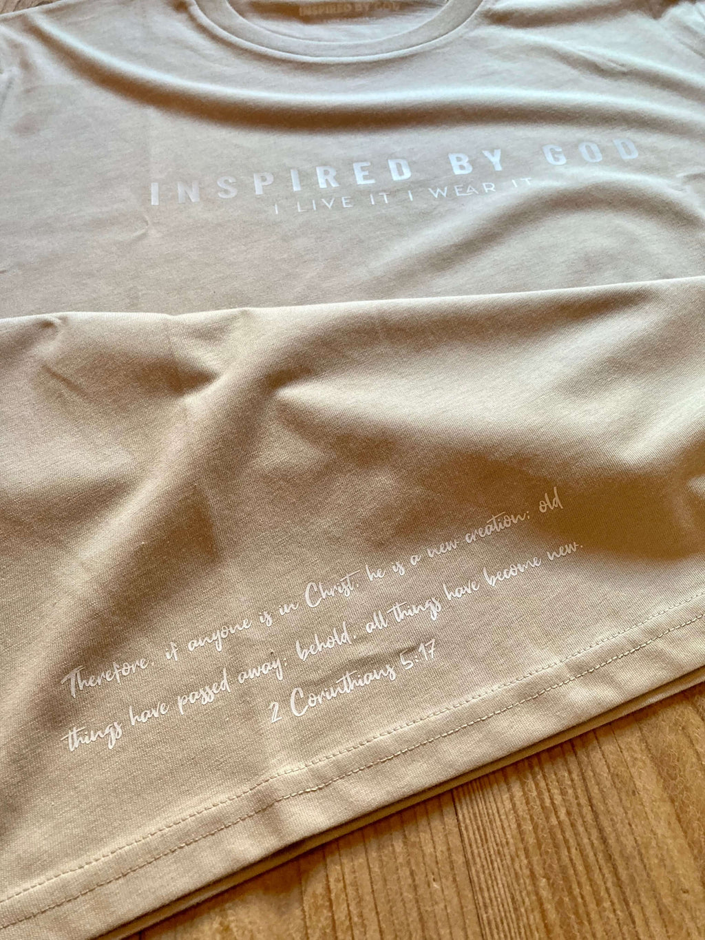 INSPIRED TEE - DESERT DUST - Inspired By God