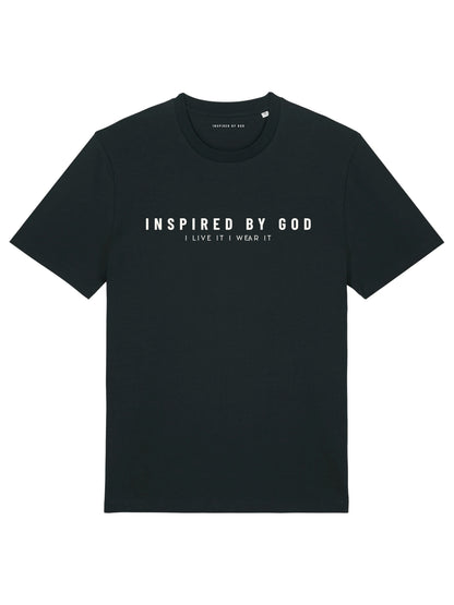 Inspired by God - black tee