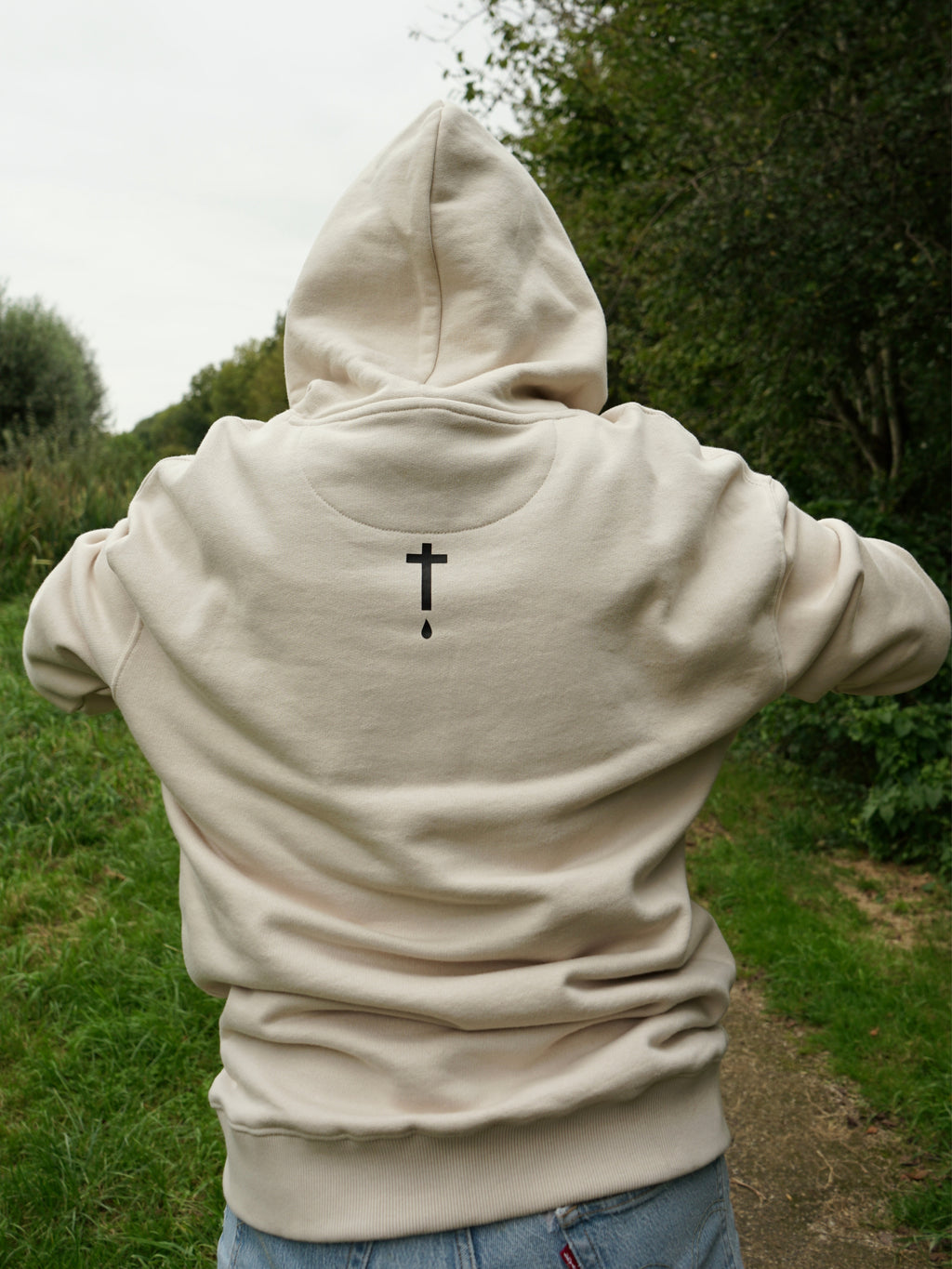 Premium heavyweight hoodie dropped shoulder - Inspired By God