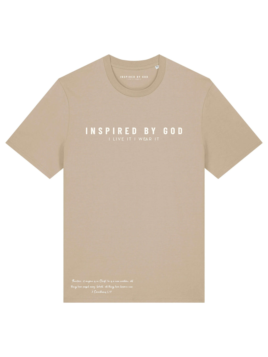 INSPIRED TEE - DESERT DUST - Inspired By God