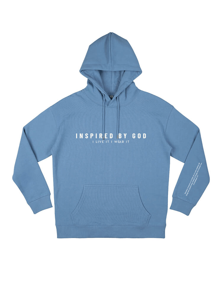 Premium heavyweight hoodie dropped shoulder - Inspired By God