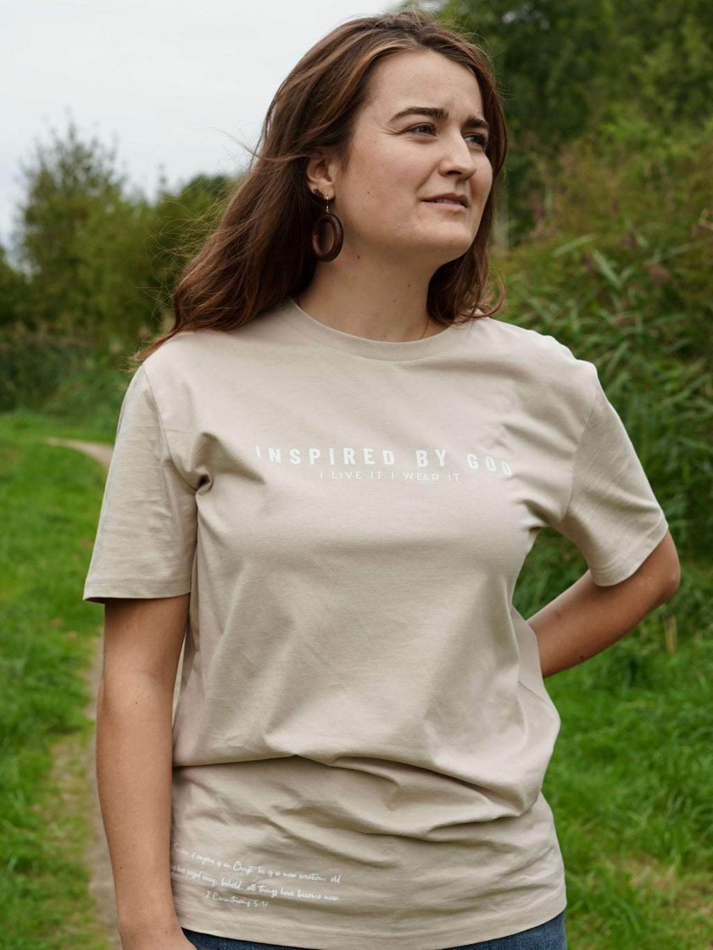 INSPIRED TEE - DESERT DUST - Inspired By God