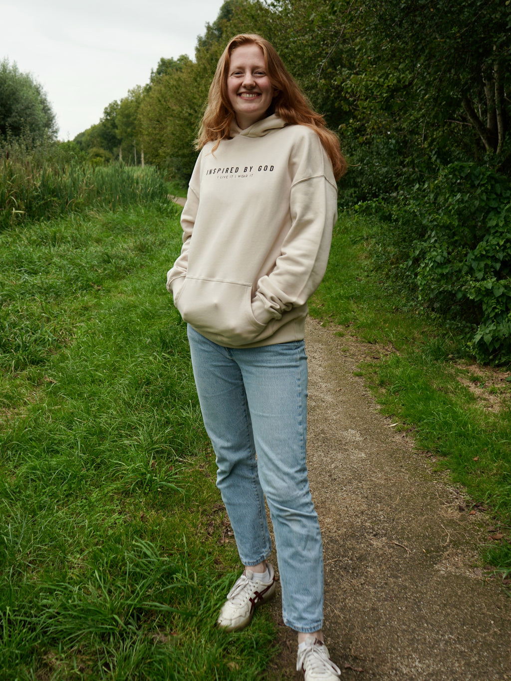 Premium heavyweight hoodie dropped shoulder - Inspired By God