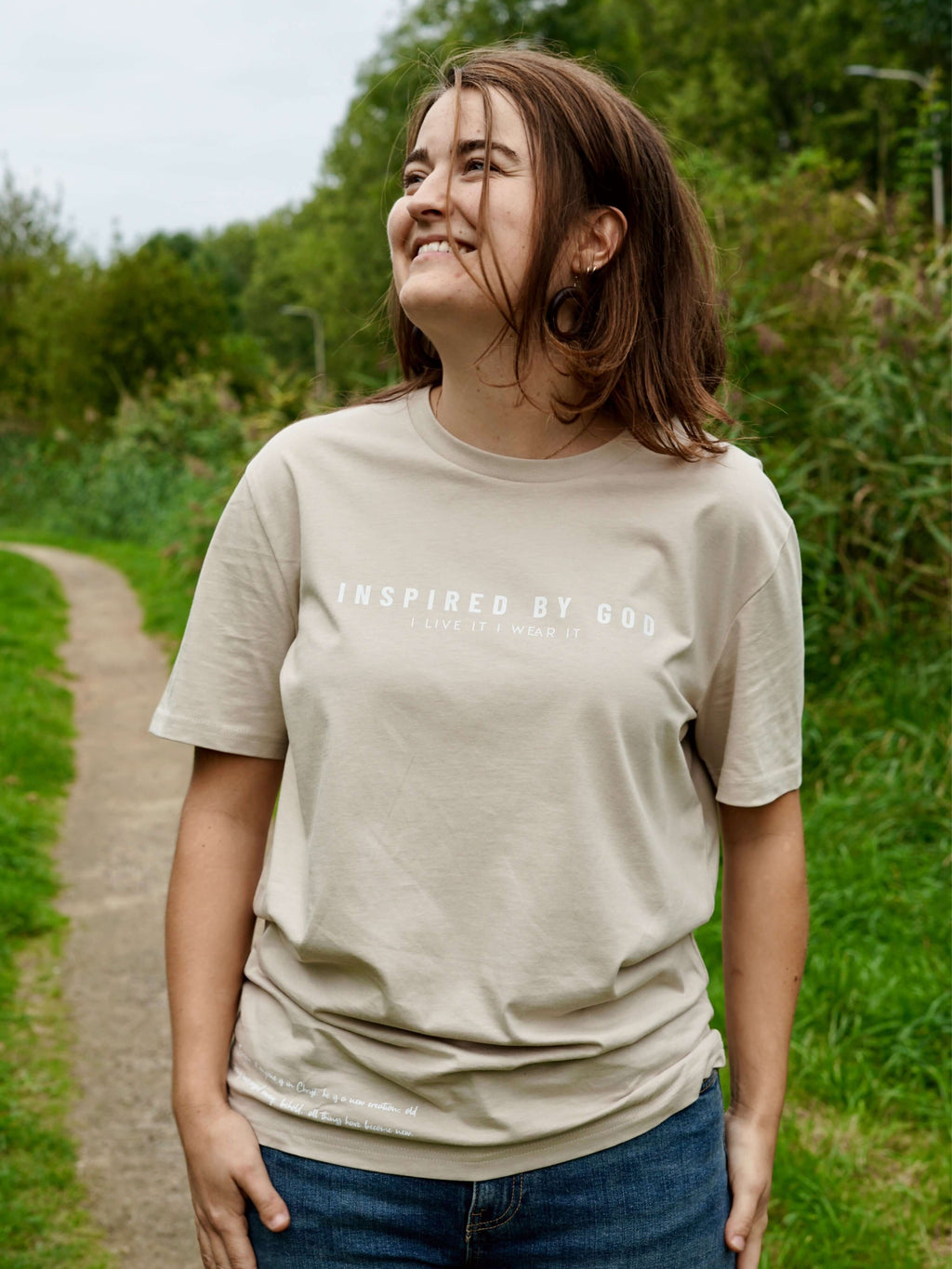INSPIRED TEE - DESERT DUST - Inspired By God