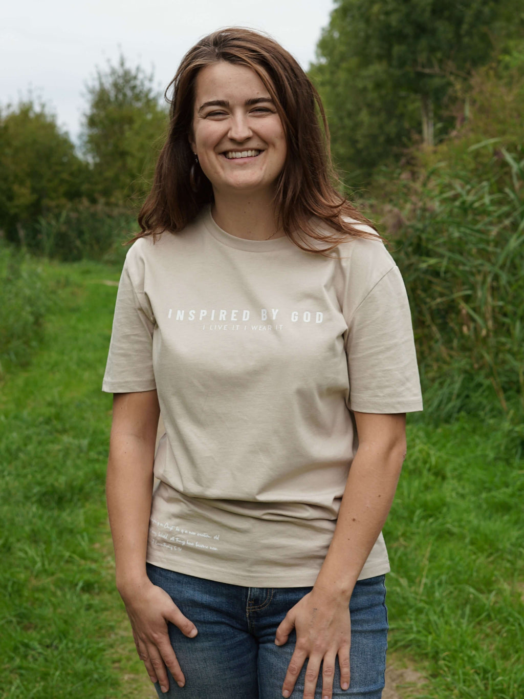 INSPIRED TEE - DESERT DUST - Inspired By God