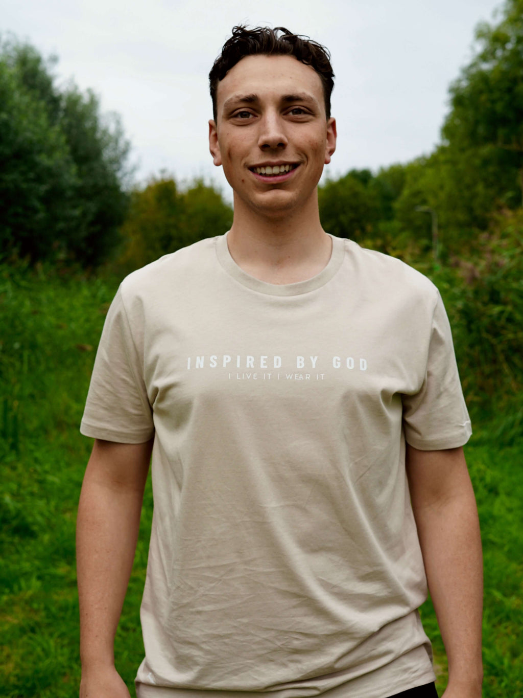 INSPIRED TEE - DESERT DUST - Inspired By God