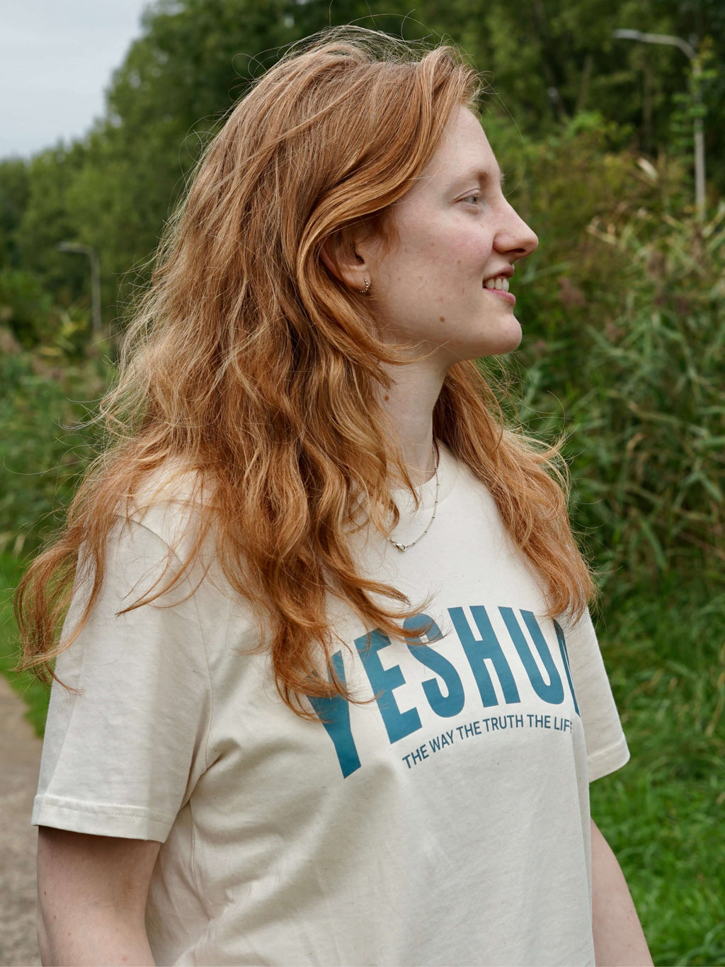 YESHUA - TEE NATURAL RAW COLOR - Inspired By God