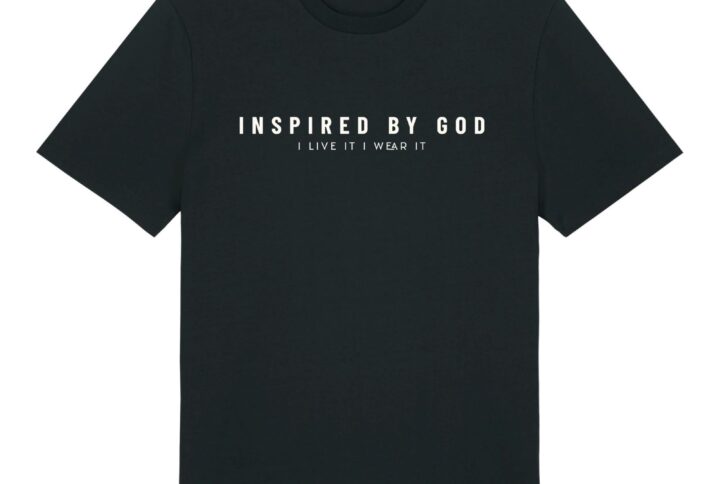 inspired by God organic t-shirt
