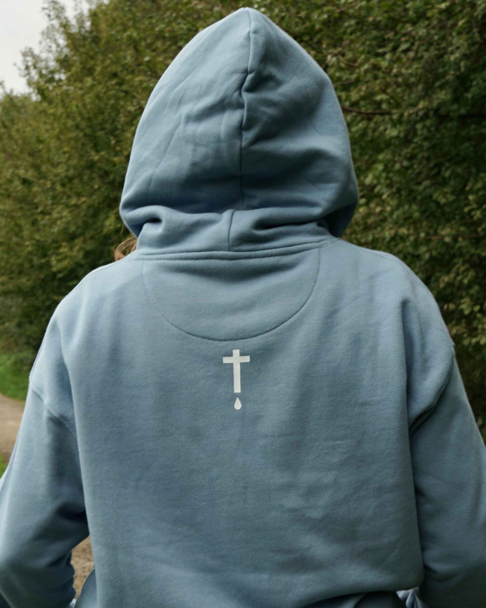 inspired by god hoodie back