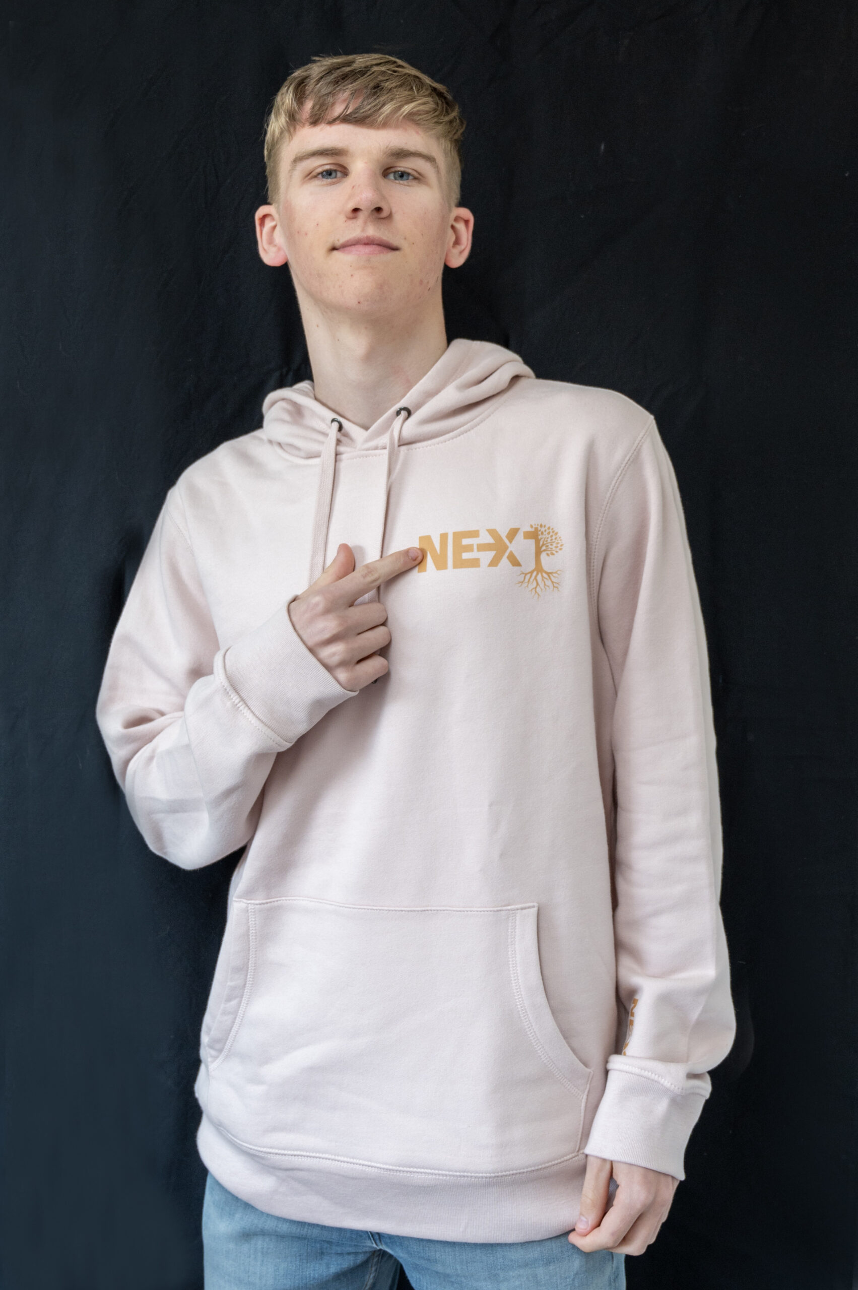 Next hoodie soft pink